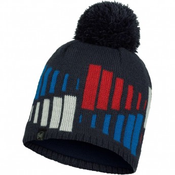 Шапка вязаная с флисом BUFF HAT KNITTED POLAR MITCH NIGHT BLUE Шапка вязаная с флисом BUFF HAT KNITTED POLAR MITCH NIGHT BLUE
