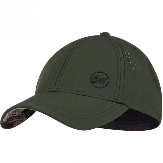 Спортивная кепка BUFF TREK CAP HASHTAG MOSS GREEN 123158.851.30.00 Спортивная кепка BUFF TREK CAP HASHTAG MOSS GREEN 123158.851.30.00