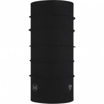 Тонкая зимняя бандана-трансформер BUFF THERMONET SOLID BLACK