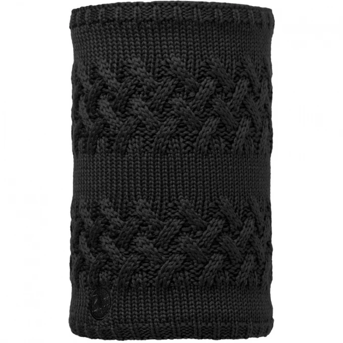 Вязаный шарф-труба с флисом BUFF SAVVA BLACK 113349.999.10.00 Вязаный шарф-труба с флисом BUFF SAVVA BLACK 113349.999.10.00